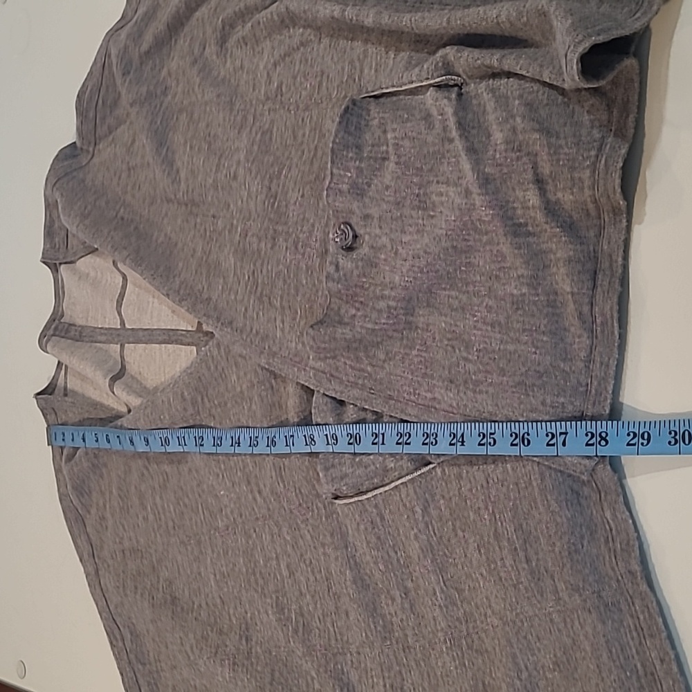 Euc Athleta Grey Reversible Polyester/Merino Wool… - image 6